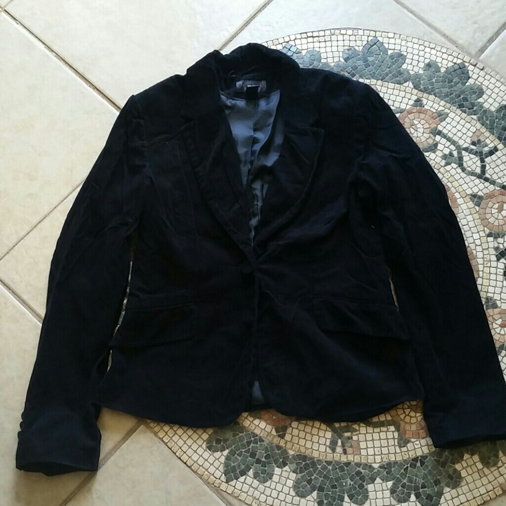 Black H&M Courdoroy Blazer